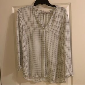 Plaid blouse